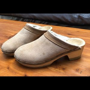 No. 6  Dakota Shearling lined Clogs, sz 39 (run small)